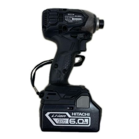  HITACHI 日立 締め付け工具 インパクトドライバ コードレス式 18v 6.0Ah N62859 WH18DDL2 ブラック