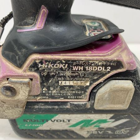  HiKOKI ハイコーキ 締め付け工具 インパクトドライバ 18v 411270 WH18DDL2 パープル