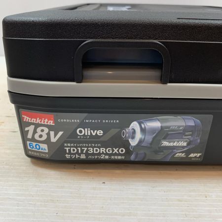  MAKITA マキタ 締め付け工具 インパクトドライバ コードレス式 18v 792453 TD173DRGXO オリーブ