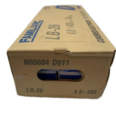  FAMILIARC 工具消耗品 溶接棒 4.0mm×400mm 20kg 4個セット LB-26