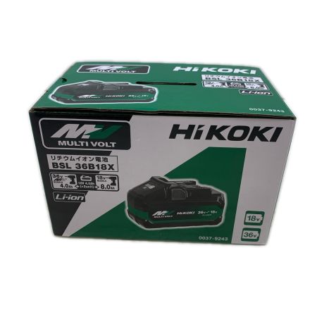  HiKOKI ハイコーキ 工具関連用品 バッテリー BSL36B18X