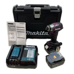 κκ MAKITA マキタ 締め付け工具 インパクトドライバ コードレス式 18v 6.0Ah 128742 TD173D パープル Bランク