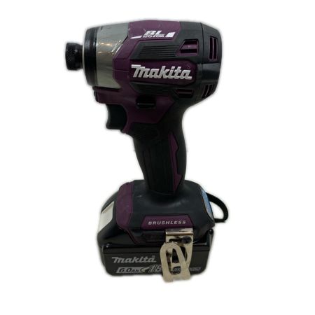  MAKITA マキタ 締め付け工具 インパクトドライバ コードレス式 18v 6.0Ah 128742 TD173D パープル