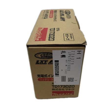 MAKITA マキタ 締め付け工具 インパクトドライバ コードレス式 18v 958478 TD173D オリーブ