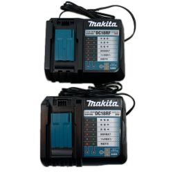 MAKITA マキタ 工具関連用品 急速充電器コード式 100v 2個セット DC18RF ブラック Sランク