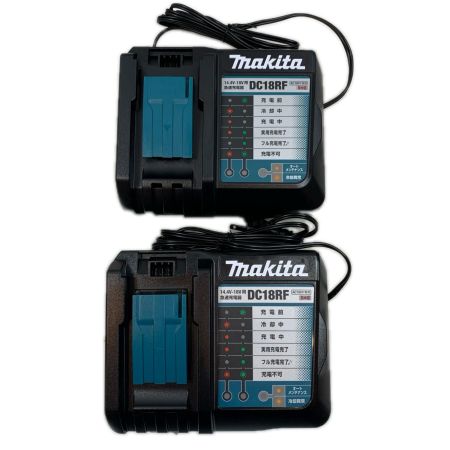 MAKITA マキタ 工具関連用品 急速充電器コード式 100v 2個セット DC18RF ブラック