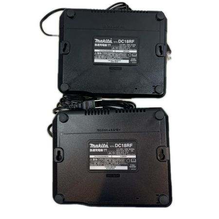 MAKITA マキタ 工具関連用品 急速充電器コード式 100v 2個セット DC18RF ブラック