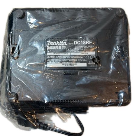 MAKITA マキタ 工具 工具関連用品 急速充電器  DC18RF ブラック 未使用品(S) コード式 100v DC18RF ブラック