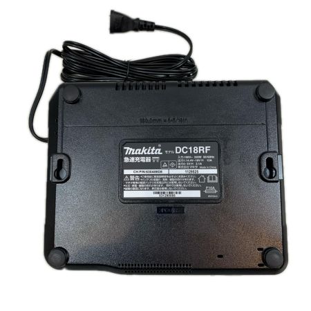 MAKITA マキタ 工具関連用品 急速充電器 コード式 100v 充電器 DC18RF ブラック