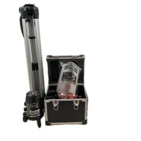 山真 工具 レーザー機器 レーザー墨出し器 赤レーザー PM-3K ブラック