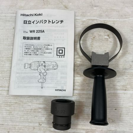 HITACHI 日立 締め付け工具 インパクトレンチ コード式 100v 200024 WR22SA グリーン