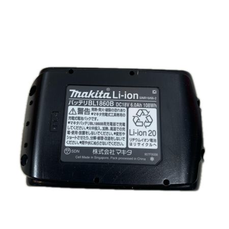 MAKITA マキタ 工具関連用品 バッテリー 18v 6.0Ah BL1860B ブラック