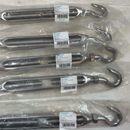 浅野金属工業 工具関連用品 ターンバックルハッカー 5個セット A0EK-1720