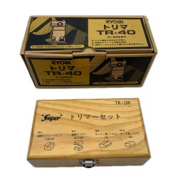 RYOBI 切削工具 トリマ 0712Y TR-100トリマーセット付 TR-40 Aランク