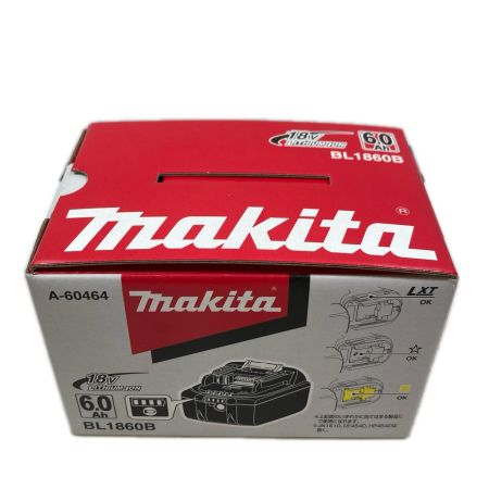 MAKITA マキタ バッテリー  未使用品(S) 18v 6.0Ah BL1860B ブラック