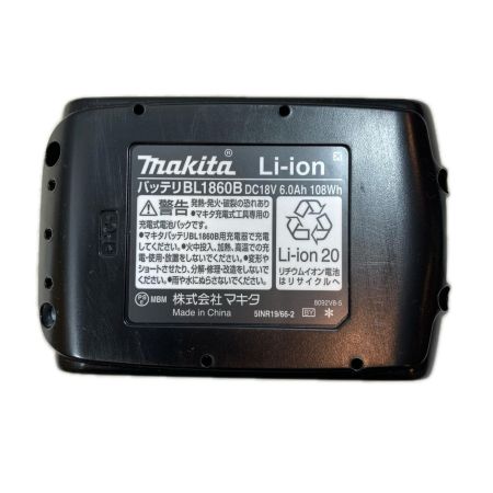 MAKITA マキタ バッテリー  未使用品(S) 18v 6.0Ah BL1860B ブラック