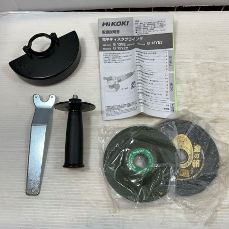 HiKOKI ハイコーキ 研磨工具 ディスクグラインダー コード式 125mm 810071 G13VE グリーン