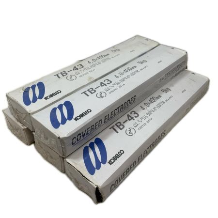 KOBELCO 工具消耗品 溶接棒 5個セット/4.0×400mm TB-43