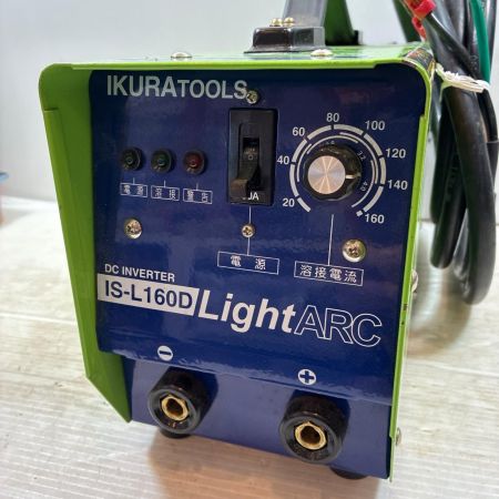 IKURA SEIKI CO.,LTD. 育良精機 大型機械 溶接機 コード式 200v 606038 IS L160D 黄緑