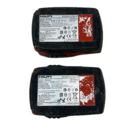 Hilti ヒルティ 電動工具 鋲打機 コードレス式 21.6V 051300 BX3-ME-02 レッド