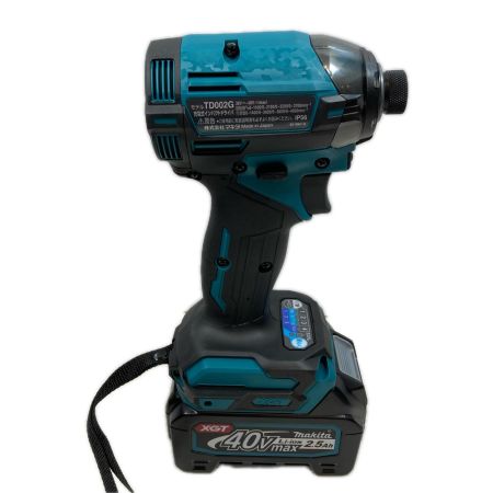 MAKITA マキタ 締め付け工具 インパクトドライバ コードレス式 40v 2.5Ah 165502 TD002GRDX ブルー