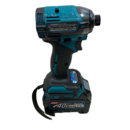 MAKITA マキタ 締め付け工具 インパクトドライバ コードレス式 40v 2.5Ah 165503 TD002GRDX ブルー