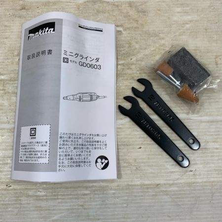MAKITA マキタ 研磨工具 ミニグラインダー コード式 100v 111831K GD0603 グリーン
