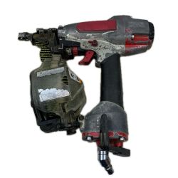 MAX マックス 工具 エアツール エア釘打ち 常圧 65mm 破損部分有 不明 レッド Cランク