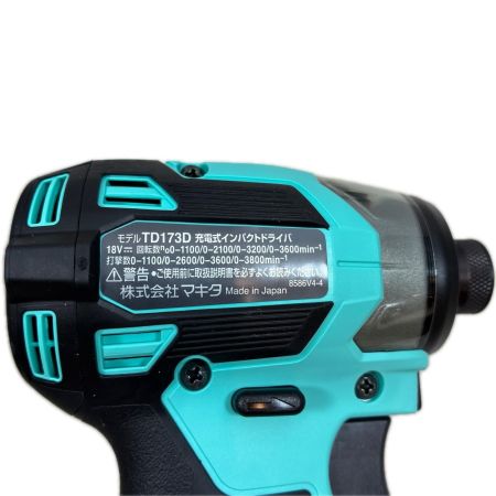 MAKITA マキタ 締め付け工具 インパクトドライバ コードレス式 18v 997380 TD173DRGX ターコイズブルー