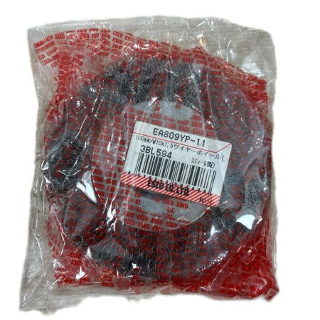 工具消耗品 スチール製ワイヤーホイール 4個セット EA809YP-11