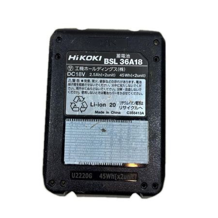 HiKOKI ハイコーキ 切断工具 丸のこ コードレス式 57mm 36v J810163 C3605DC グリーン
