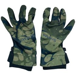 ττ SIMMS 釣り服飾 グローブ SIZE M ゴアテックス カモフラ Bランク