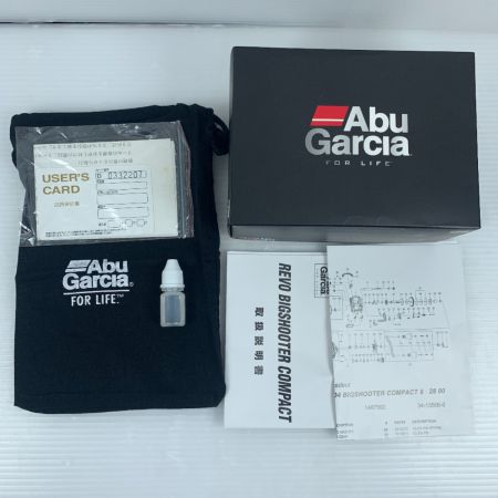  Abu Garcia アブガルシア ベイトリール レボビッグシューターコンパクト8 箱付 ﾚﾎﾞﾋﾞｯｸﾞｼｭｰﾀｰｺﾝﾊﾟｸﾄ8