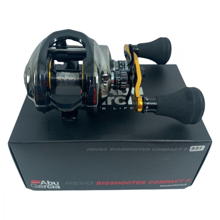 Abu Garcia アブガルシア ベイトリール レボビッグシューターコンパクト8 箱付 ﾚﾎﾞﾋﾞｯｸﾞｼｭｰﾀｰｺﾝﾊﾟｸﾄ8 ｜中古｜なんでもリサイクルビッグバン