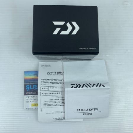  DAIWA ダイワ ベイトリール 20タトゥーラ SVTW103XH 630091