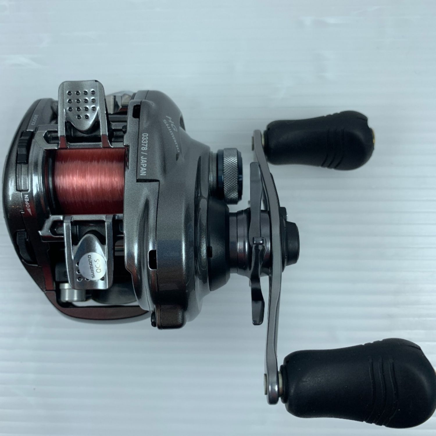 中古】 SHIMANO シマノ ベイトリール 03378 ハガレ有 箱付 15