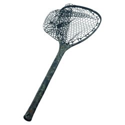 ττ fishpond タモ　網　美品 ﾉﾏﾄﾞ ﾐﾃﾞｨｱﾑﾈｯﾄ - ｱﾒﾘｶﾝﾘﾊﾞｰ 迷彩柄 Aランク