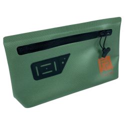 ττ fishpond 釣り用品 釣り小物 サンダーヘッド サブマーシブル ポーチ 程度A モスグリーン Aランク