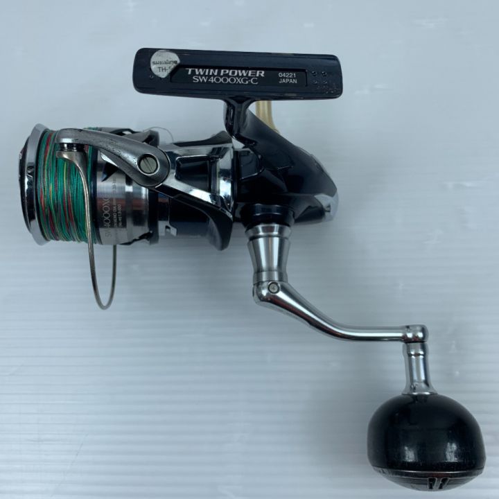 SHIMANO シマノ 釣り用品 リール スピニングリール 使用感有 程度C 21ツインパワーSW 4000XG  04221｜中古｜なんでもリサイクルビッグバン