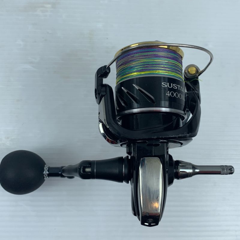 中古】 SHIMANO シマノ スピニングリール キズ有 17サステイン 4000XG 