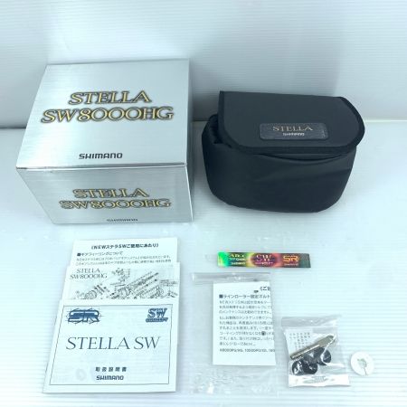  SHIMANO シマノ スピニングリール 程度B 箱付 08ステラSW 8000HG 02147