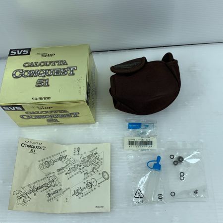 SHIMANO シマノ ベイトリール カルカッタコンクエスト51 RH447051