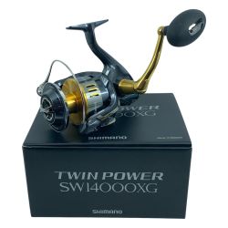 ττ SHIMANO シマノ スピニングリール  美品  15ツインパワーSW14000XG 03323 Aランク