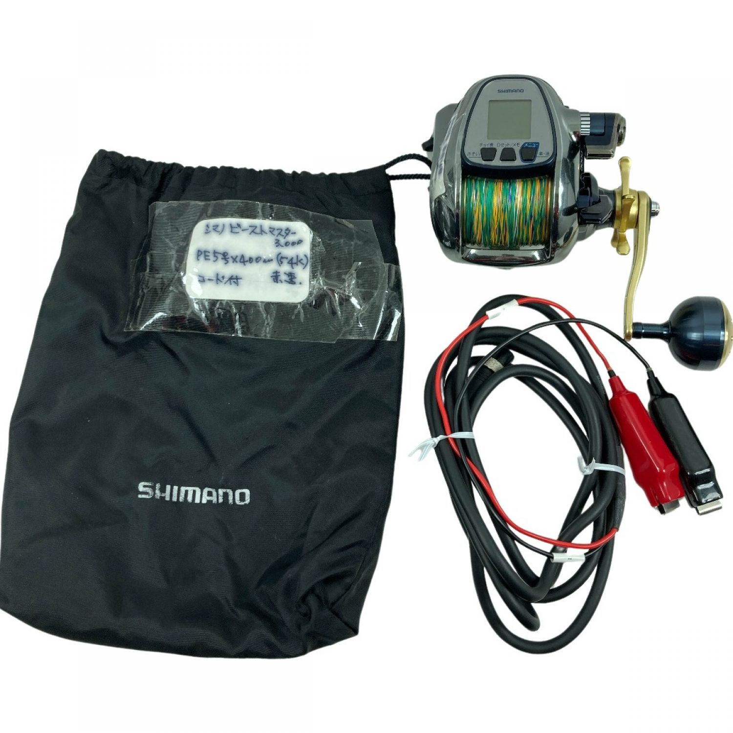 中古】 SHIMANO シマノ 電動リール 美品 13ビーストマスター3000 03124