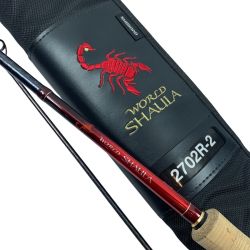 ττ SHIMANO シマノ ロッド ルアーロッド 18 WORLD SHAULA 2702R-2 39612 Aランク