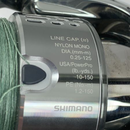  SHIMANO シマノ リール スピニングリール　18ステラ3000MHG 03807
