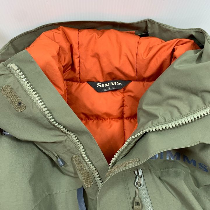 SIMMS フィッシングウェア SIZE L m's challenger insulated jacket カーキ｜中古｜なんでもリサイクルビッグバン