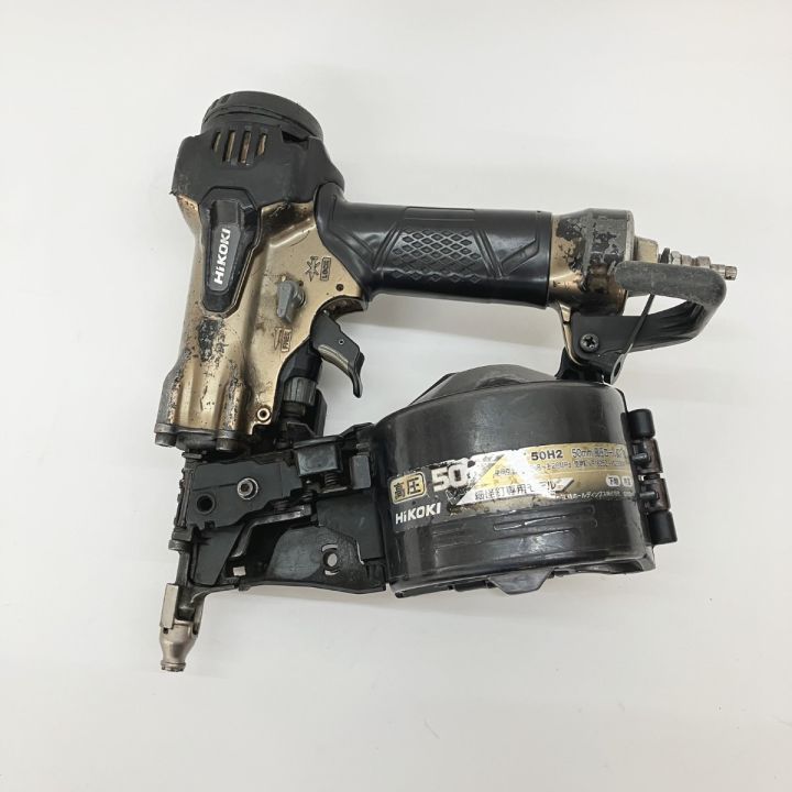 HiKOKI ハイコーキ 高圧ロール釘打機 エア釘打ち NV50H2 ブラック 