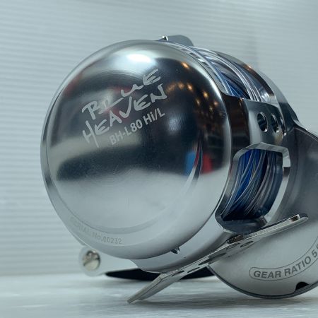  STUDIO OCEAN MARK リール ベイトリール  ﾌﾞﾙｰﾍﾌﾞﾝBH-L80Hi/L