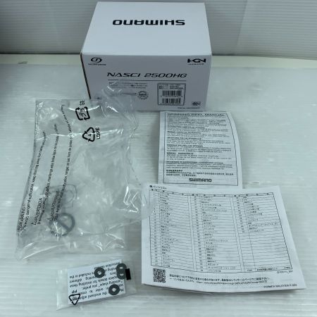  SHIMANO シマノ リール スピニングリール 未使用品(S) 21ナスキー 2500HG 043184
